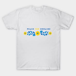 peace for ukraine T-Shirt